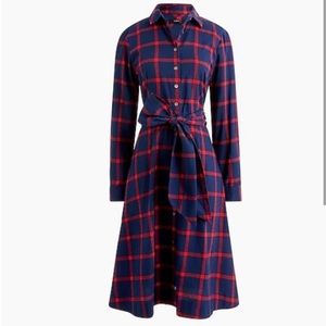 Cute Plaid Midid Dress